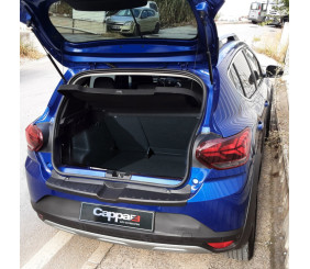 Накладка на задній бампер EuroCap (ABS) для Dacia Sandero 2021- рр