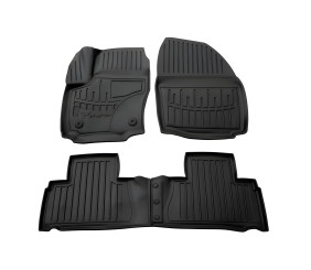 Килимки Stingray 3D (2011-2014, 4 шт, поліуретан, кліпса FC2) для Ford Galaxy рр