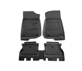 Килимки Stingray 3D (5D, 5 шт, поліуретан) для Jeep Wrangler 2018- рр