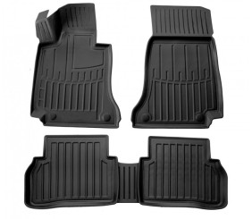 Килимки Stingray 3D (5 шт, поліуретан) для Mercedes C-сlass W205 2014-2021 рр
