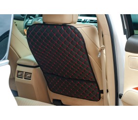 Органайзер на спинку сидіння ECO (1 шт, Чорний з червоною ниткою)