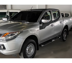 Верхні молдинги дверей 2015-2019 (4 шт, ABS) для Mitsubishi L200 рр