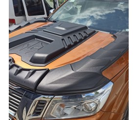 Накладка на капот (ABS) для Nissan Navara/NP300 2016- рр