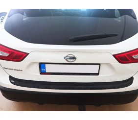 Накладка на задній бампер Esa (2017-2021, ABS) для Nissan Qashqai рр