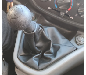 Fiat Doblo 2005-2010 рр. Ручка та чохол КПП ОЕМ 735424356 (чорна) для Fiat Doblo I 2005-2010 рр