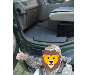 Килимки EVA тільки для ЗСУ (чорні) для Daewoo Novus