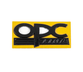 Емблема OPC Line 32мм на 85 мм (Чорний) для Opel