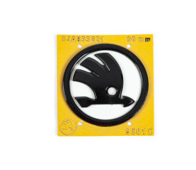 Емблема біла 5JA853621 (89 мм) для Skoda