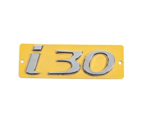 Напис I30 (108мм на 37мм) для Hyundai I-30 2007-2011 рр