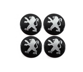 Наклейки на ковпачки 56мм J1011 (4 шт) для Peugeot