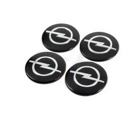 Наклейки на диски 56мм J1023 (4 шт) для Opel