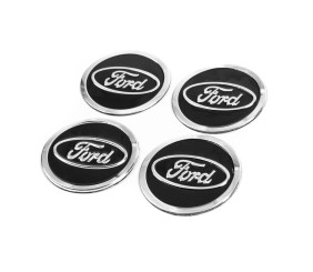 Наклейки на ковпачки 60мм 8946 (4шт) для Ford