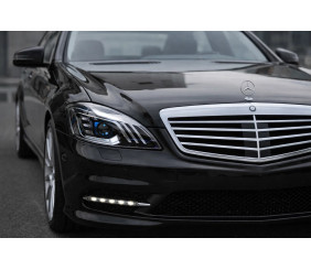 Рестайлінг фари (дизайн Maybach X222) для Mercedes S-сlass W221 2005-2013 рр