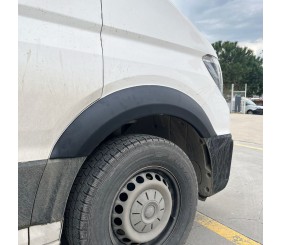 Накладки на арки широкі (4 шт, чорні) для Volkswagen Crafter 2016- рр