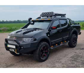 Молдинги дверей (4 шт, ABS) для Mitsubishi L200 2006-2015 рр