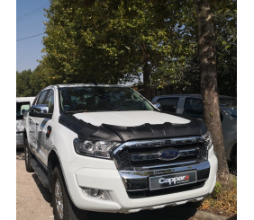 Комплект накладок на капот DRAGON (2015-2020, 3 шт) для Ford Ranger рр
