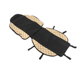 Накидка на сидіння ECO і тканина OLD (1 шт, Бежевий з чорною ниткою-2026 тканина)