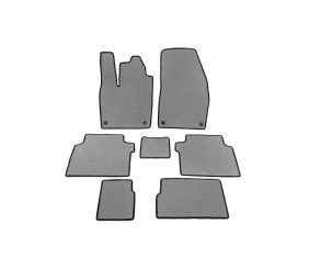 Килимки EVA (Сірі) 2 ряди для Volkswagen ID.6 2021- рр