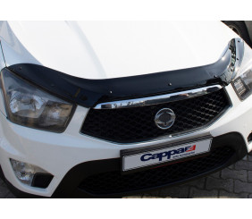 Дефлектор капота (2013-2018, EuroCap) для SsangYong Action рр