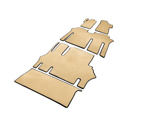 Килимки EVA V2 (Тільки самовивіз, повний салон, бежеві) для Mercedes Vito W639 2004-2014 рр