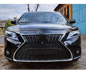 Передній бампер в зборі (рестайлінг, Lexus-стиль V2) для Toyota Camry 2006-2011 рр