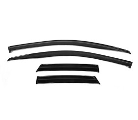 Вітровики (4 шт, EuroCap) для Opel Crossland X 2017-2024 рр