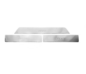 Накладки на внутрішні пороги Carmos (3 шт, нерж) для Mercedes Vito/V-class W447 2014- рр