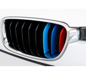 Накладки на решітку для 8-полосової (3 шт) для BMW 3 серія F30/F31 2012-2019 рр