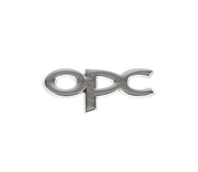 Металевий шильдик на багажник OPC (Хром) для Opel
