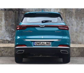 Кромка багажника (OmsaLine) для Chery Tiggo 7 2020- рр