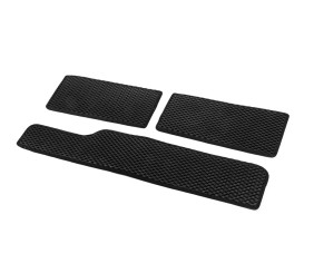 Поліуретанові килимки на пороги (3 шт, EVA, чорні) для Volkswagen LT 1995-2006 рр