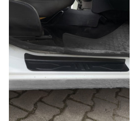 Накладки на дверні пороги EuroCap (4 шт, ABS) для Dacia Lodgy 2012-2022 рр