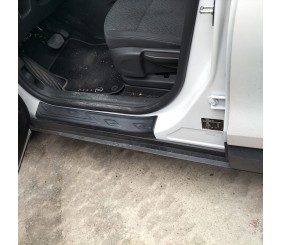 Накладки на дверні пороги EuroCap (4 шт, ABS) для Opel Crossland X 2017-2024 рр