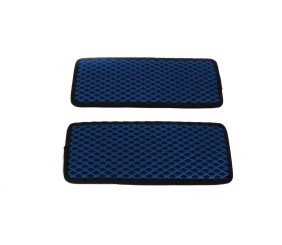 Поліуретанові килимки на пороги (2 шт, EVA, Синій) для Citroen Jumper 2007-2025 рр