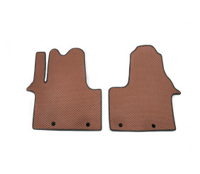 Килимки (2 шт, EVA, Коричневий) для Opel Vivaro 2015-2019 рр