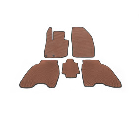 Килимки EVA (Коричневий) для Honda Civic HB 2006-2012 рр