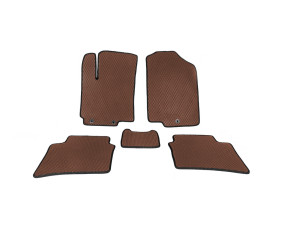 Килимки EVA (Коричневий) для Hyundai Accent 2011-2017 рр