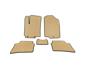 Килимки EVA (Бежевий) для Hyundai Accent 2011-2017 рр