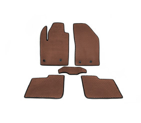 Килимки EVA (Коричневий) для Fiat 500X 2014-2024 рр