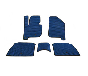 Поліуретанові килимки EV (EVA, Синій) для Kia Soul II 2013-2018 рр