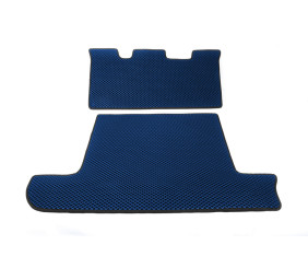 Килимок багажника 2 шт Синій(EVA, 7 місць) для Toyota Land Cruiser 100 1998-2007 рр