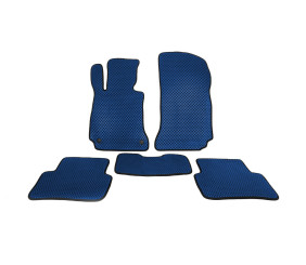 Килимки EVA (Синій) для Mercedes C-class W204 2007-2015 рр