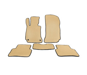Килимки EVA (Бежевий) для Mercedes C-class W204 2007-2015 рр