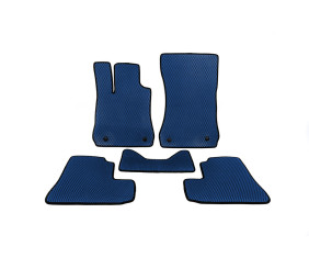 Килимки EVA (Long, Синій) для Mercedes S-сlass W221 2005-2013 рр
