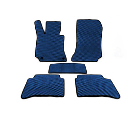 Килимки EVA (Синій) для Mercedes E-сlass W212 2009-2016 рр
