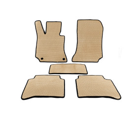 Килимки EVA (Бежевий) для Mercedes E-сlass W212 2009-2016 рр
