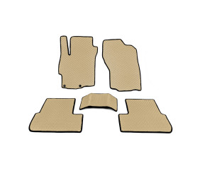 Килимки (EVA, Бежевий) для Mitsubishi Lancer X 2008- рр