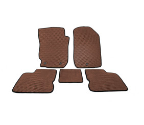 Килимки EVA (Коричневий) для Nissan Almera G11/G15 2012- рр