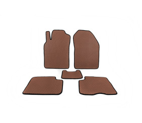 Килимки EVA (Коричневий) для Nissan Almera N15 1995-2000 рр