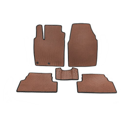 Килимки (EVA, Коричневий) для Nissan Qashqai 2007-2010 рр